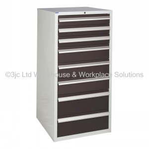 Euroslide Storage Cabinet 8 Drawer 1200mm Type 1